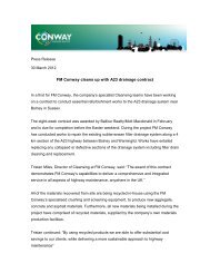 A23 drainage contract. - FM Conway