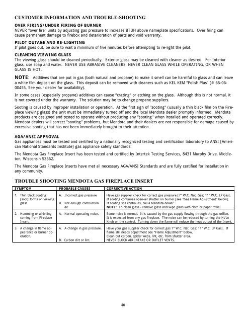 Blower System Information