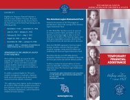 Temporary Financial Assistance brochure - The American Legion ...
