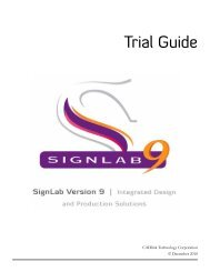 Download SignLab 9.1 Trial Guide - CADlink