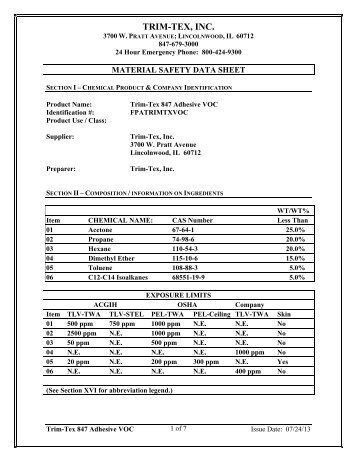 MSDS Sheet.pdf - Trim-Tex