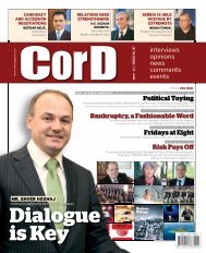 Dialogue is Key - CorD magazine