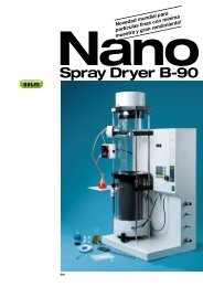 Catalogo Nano Spray Dryer B-90 - Equipar.com.mx