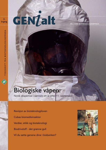 Last ned GENialt 3/2002 (pdf). - Bioteknologinemnda