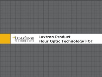 LumaSense Technologies - Luxtron Products - Contika