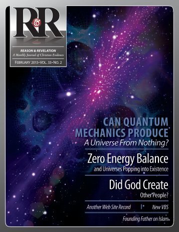 Zero Energy Balance Did God Create - Apologetics Press
