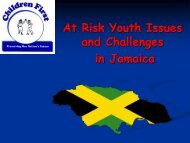 At Risk Youth Issues and Challenges in Jamaica - IYFLive.net