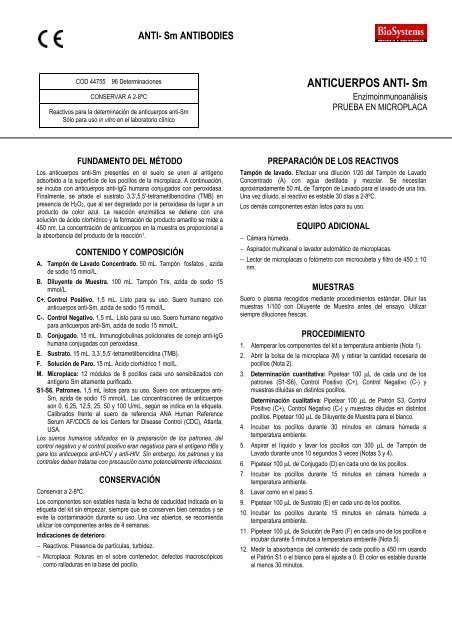Kit Anti-Sm - Alere