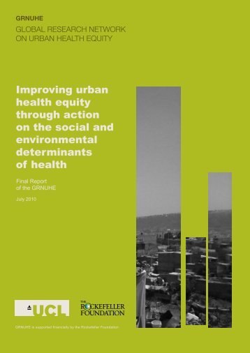 Final Report of the Global Research Network on Urban Health Equity