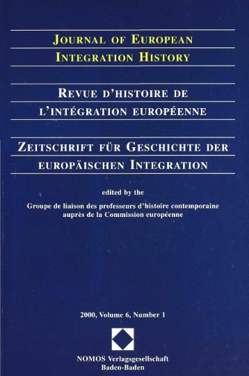 2000, Volume 6, N°1 - Centre d'études et de recherches ...