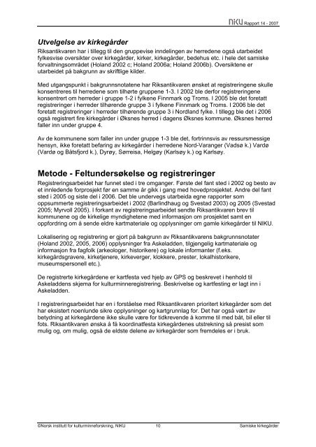 NIKU Rapport 14