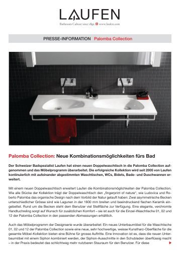 PR_Novelties 2011 Palomba Collection_de_GLOBAL.pdf - Laufen