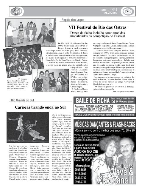 Ed. 002 - Agenda da DanÃ§a de SalÃ£o