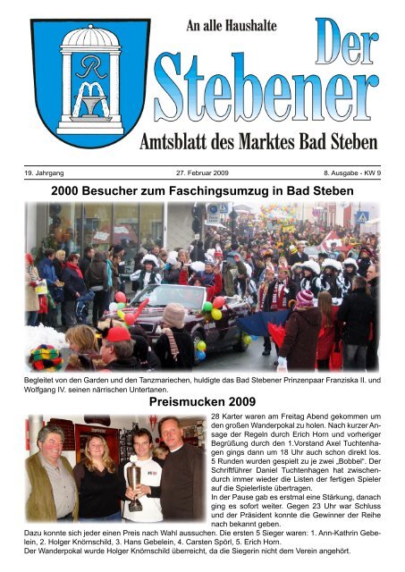 Preismucken 2009 In Bad Steben