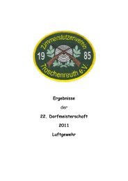 Ergebnisse 2011 - Zimmerstutzenverein Troschenreuth