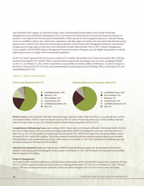 annual report 2011/12 - Manitoba Agricultural Services Corporation