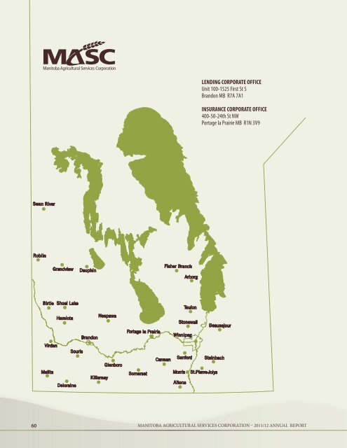 annual report 2011/12 - Manitoba Agricultural Services Corporation