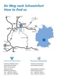 Operations And Business Environment Fresenius Medical Care