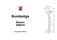 Bundesliga Season 2009/100  © by soccer library