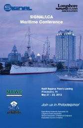 SIGNAL/LCA Maritime Conference