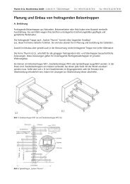 Planung und Einbau von freitragenden Bolzentreppen - Thumm-co.de