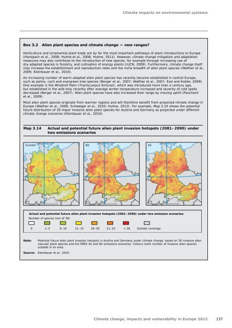 Climate change, impacts and vulnerability in Europe ... - MemoFin.fr