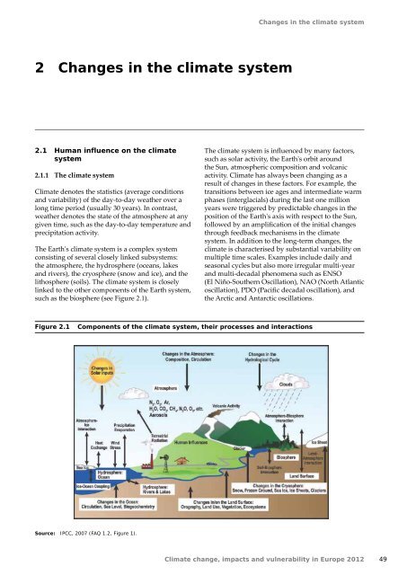 Climate change, impacts and vulnerability in Europe ... - MemoFin.fr