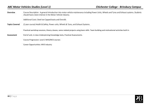 Pathways Booklet 2012-14 final - Bohunt School