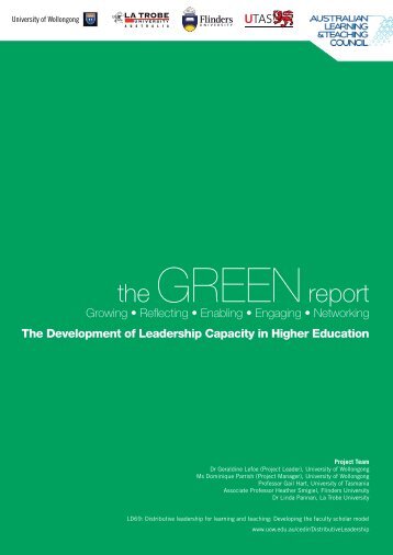 GREEN report - Office for Learning and Teaching