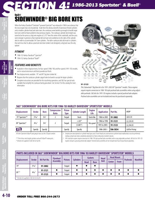 1986-2013 SportsterÂ® & Buell - S&S Cycle