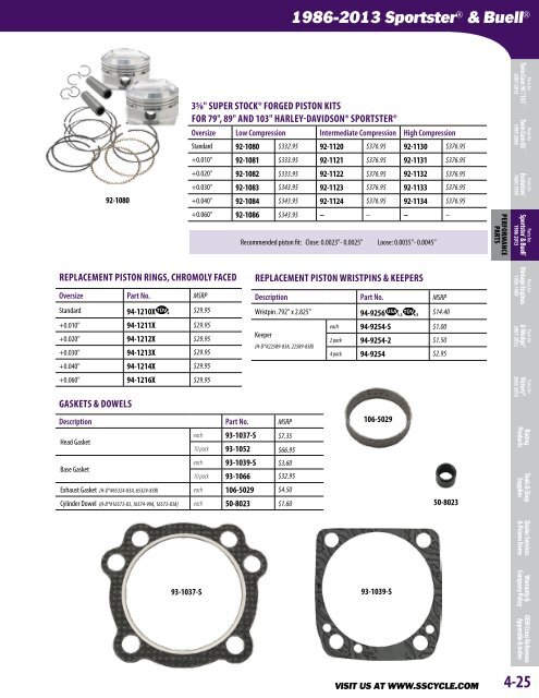 1986-2013 SportsterÂ® & Buell - S&S Cycle