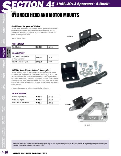 1986-2013 SportsterÂ® & Buell - S&S Cycle