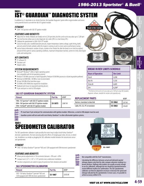 1986-2013 SportsterÂ® & Buell - S&S Cycle