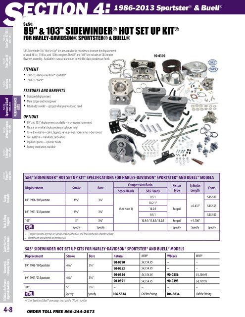 1986-2013 SportsterÂ® & Buell - S&S Cycle