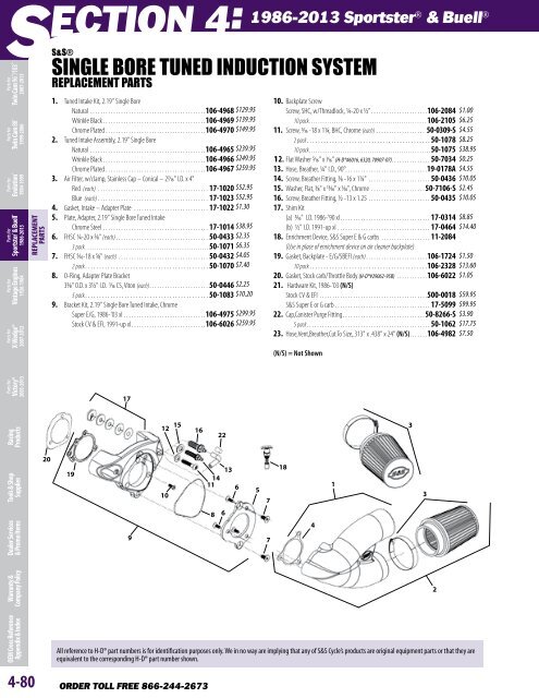 1986-2013 SportsterÂ® & Buell - S&S Cycle