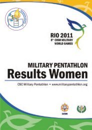 women - Military Pentathlon