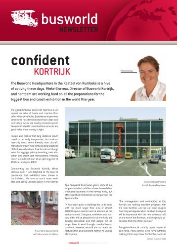 newsletter on line - Busworld Kortrijk 2013