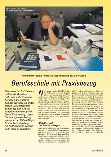 Berufsschule mit Praxisbezug