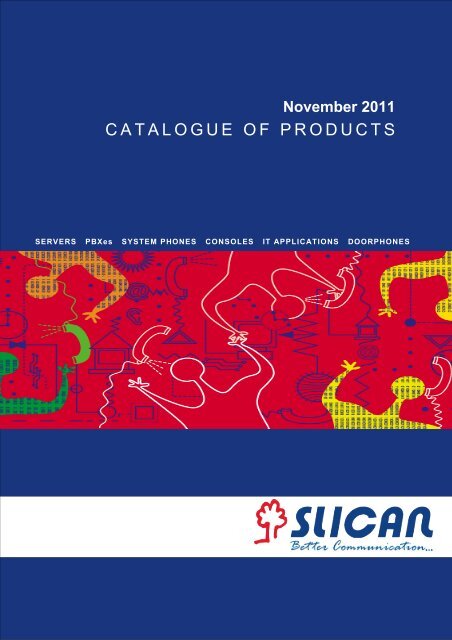 CATALOGUE OF PRODUCTS - Slican