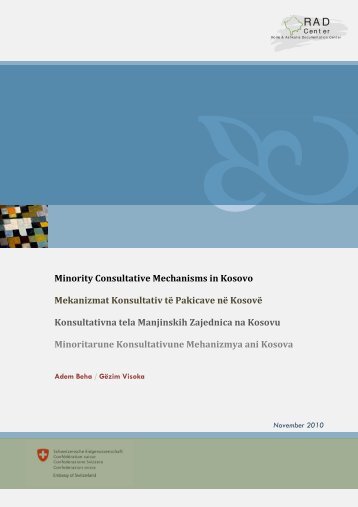 Minority Consultative Mechanisms in Kosovo ... - Aktion 302