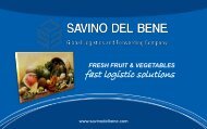 SDB Presentation for Fresh Product - Savino Del Bene