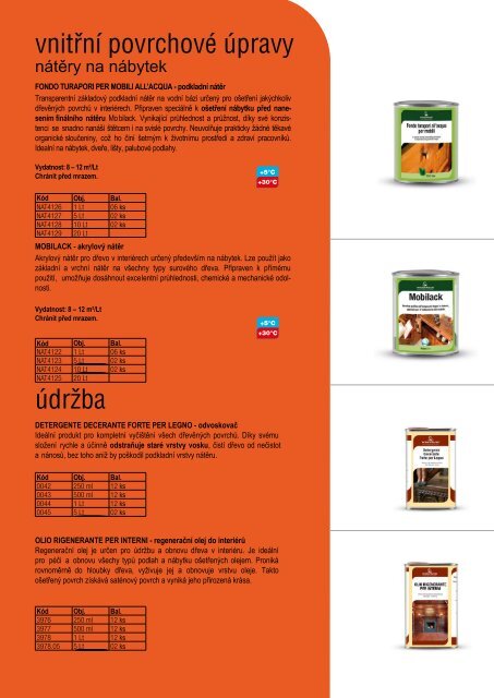 Katalog Olejů a vosků Borma Wachs (pdf) - Paulín CZ, sro