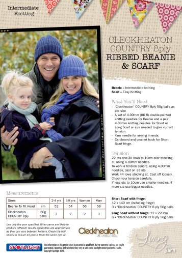 Ribbed Beanie & Scarf - Spotlight Promotions