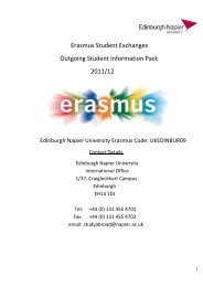 Erasmus Student Exchanges Outgoing Student Information Pack ...