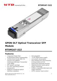 GPON OLT Optical Transceiver SFP Module RTXM167-522