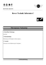 Rover Technik Informiert - Allbrit.de