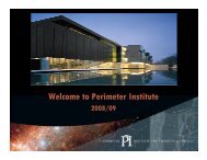 information technology - Perimeter Institute