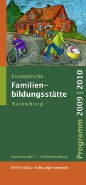 Familien- bildungsstÃ¤tte Programm 2009 | 2010 - Ratzeburg