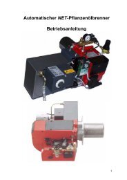 Automatischer NET-Pflanzenölbrenner