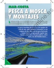 PESCA A MOSCA Y MONTAJES - Solopescaonline.es